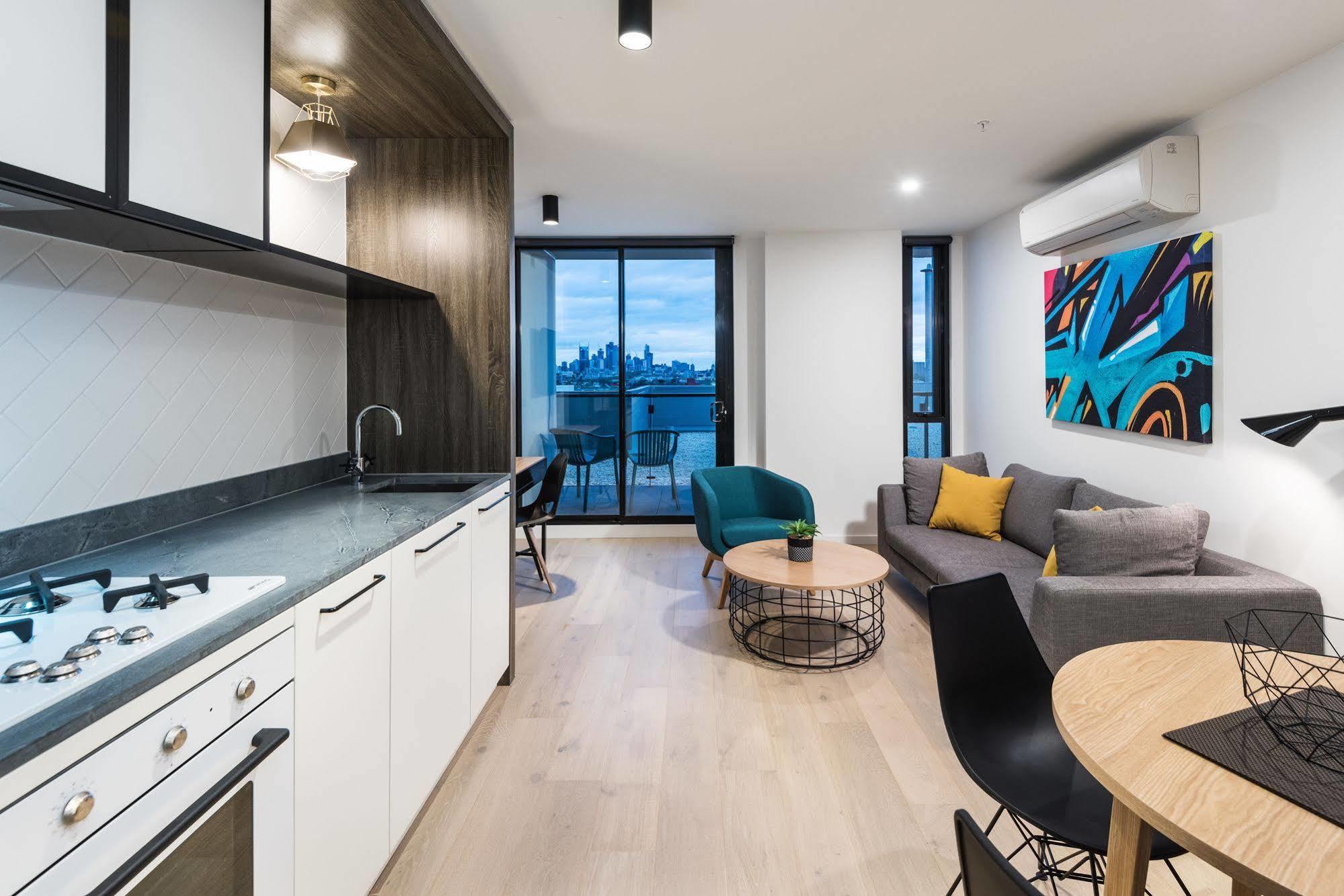Playhouse Apartments Abbotsford メルボルン エクステリア 写真